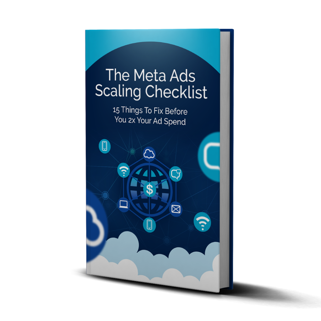 Lead magnet cover for "The 15 Meta Ads Mistakes Costing Fashion & Lifestyle Brands Millions in Wasted Ad Spend" guide by Dash Activate Online, featuring a dark background with glowing network visualization.