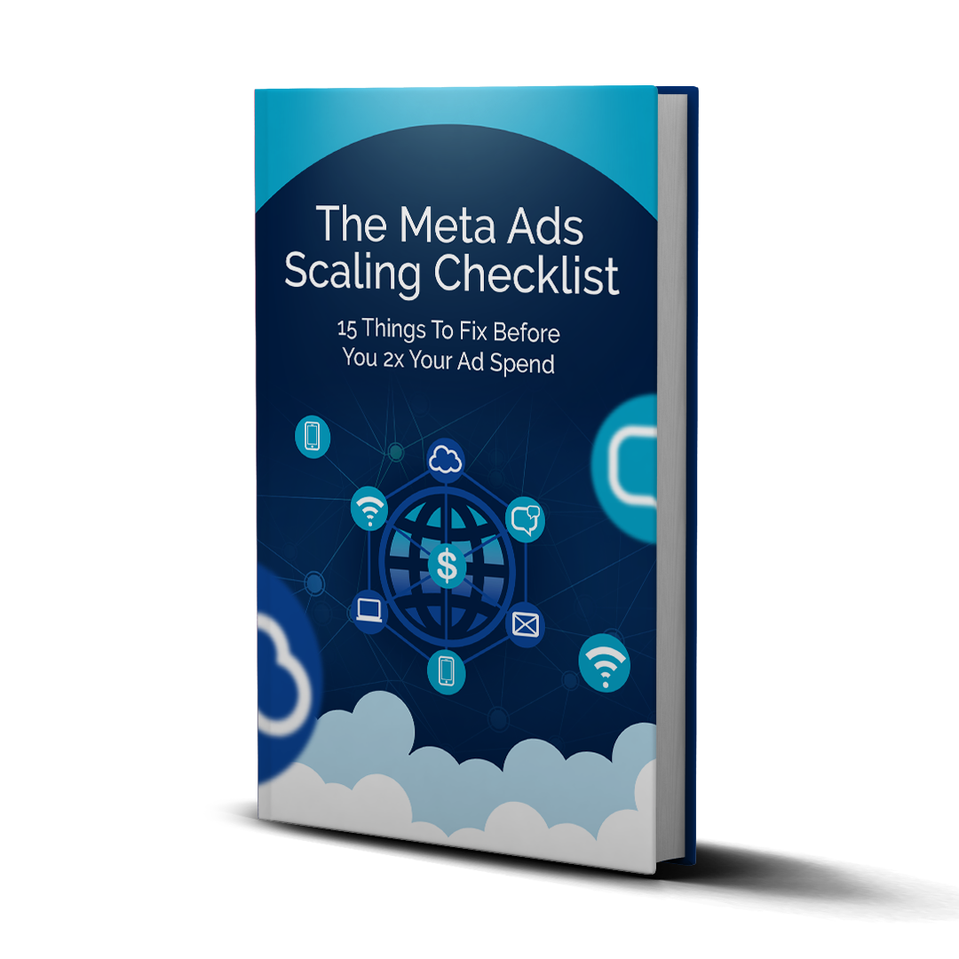 Lead magnet cover for "The 15 Meta Ads Mistakes Costing Fashion & Lifestyle Brands Millions in Wasted Ad Spend" guide by Dash Activate Online, featuring a dark background with glowing network visualization.