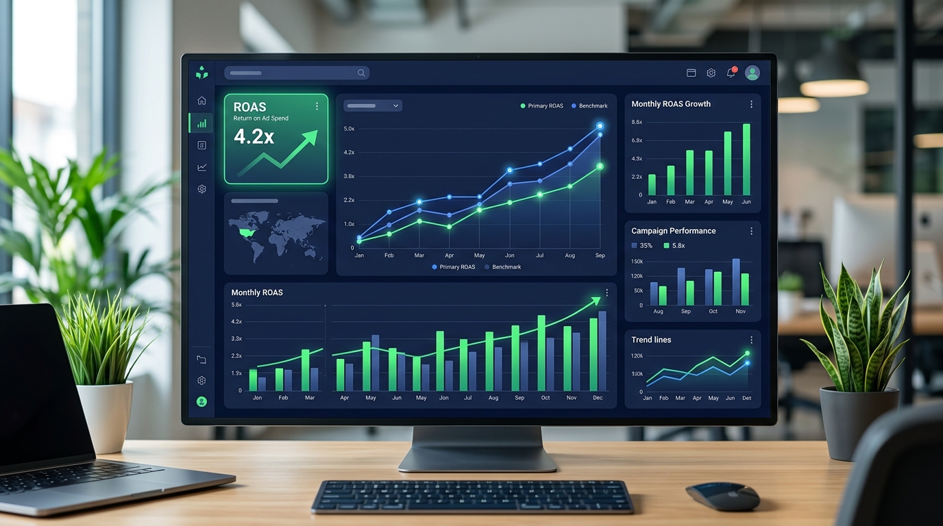 What is a good ROAS for ecommerce 2026 - analytics benchmarks dashboard