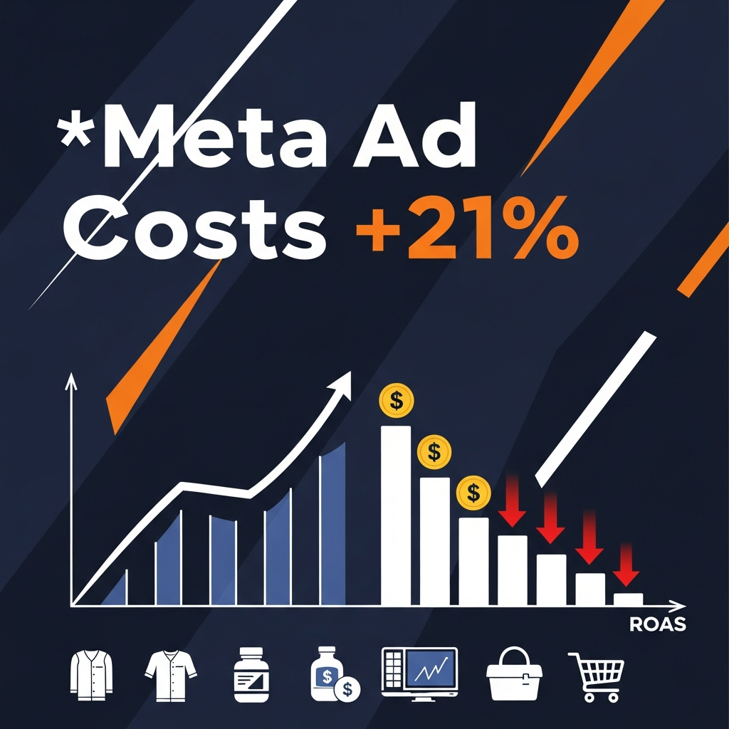 Meta ad costs rising 21% in 2026 - ecommerce brands staying profitable guide