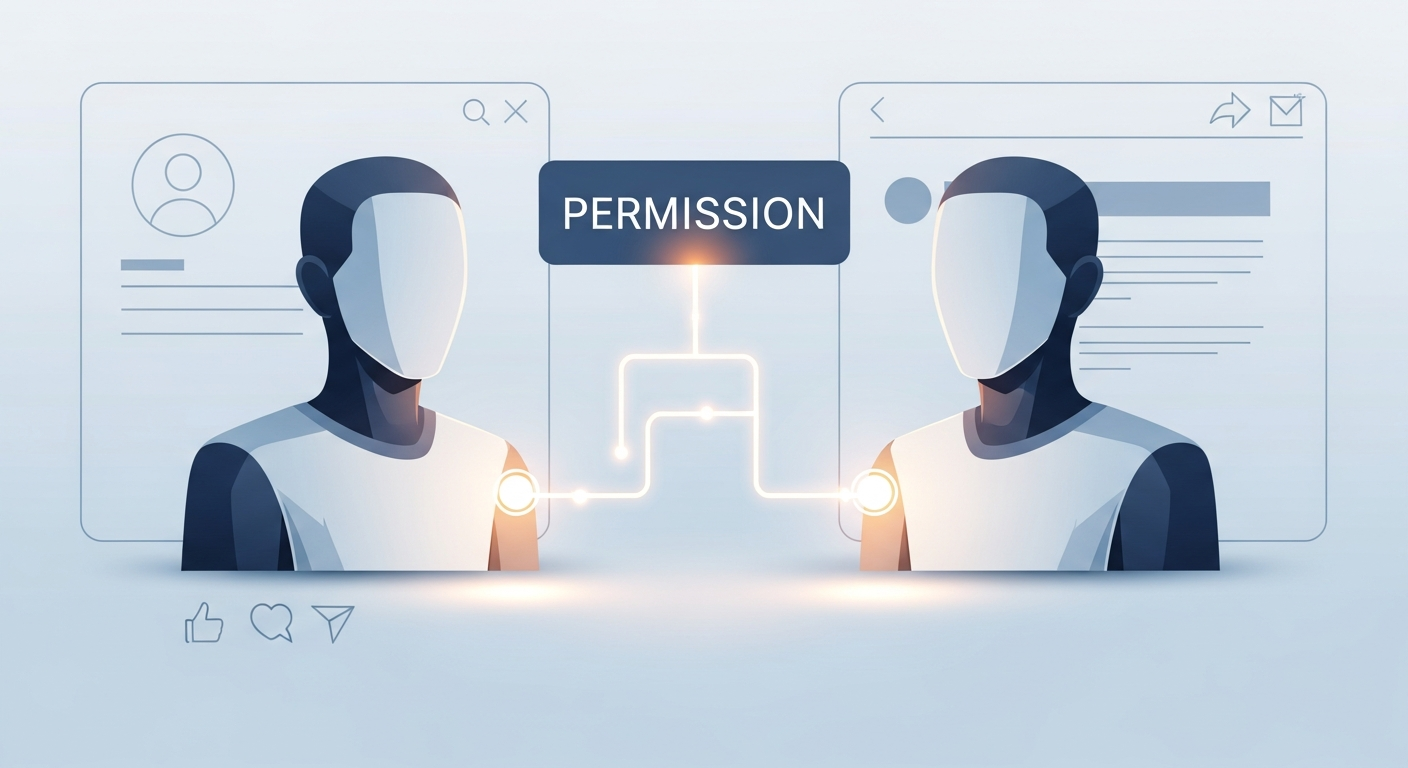 Ecommerce brand and UGC creator establishing Meta Partnership Ads permissions for compliant advertising in 2026